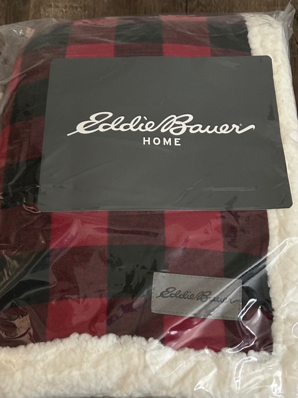 super soft eddie bauer plaid blanket